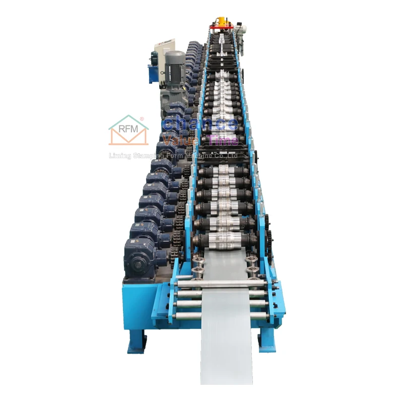 LM Hot sale customize Galvanized steel metal fence post roll forming machine for outdoor fence