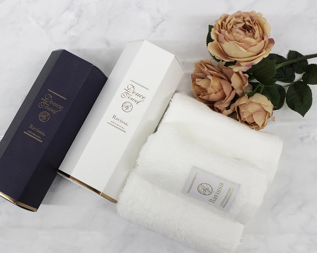 High quality laundry room woven plaid pattern white bath towel