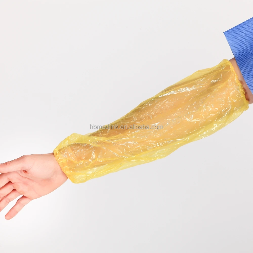 Single Use PE sleeve cover housework cleaning disposable over sleeves wholesale