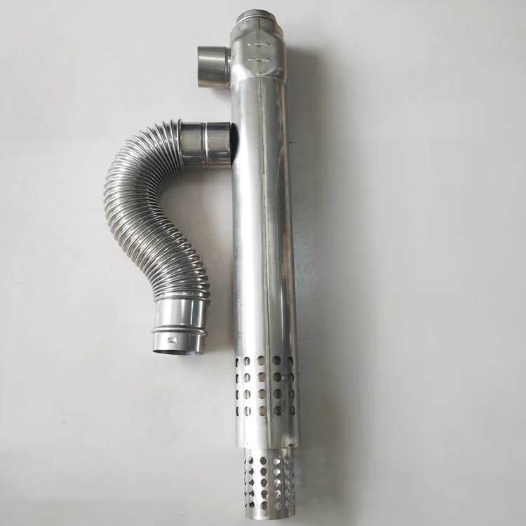 75mm Stainless Steel 201 Chimney Venting Pipe Flue Elbow for Navien Boiler