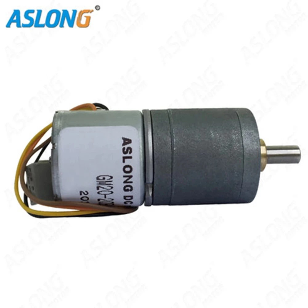 GM20-20BY 2 Phase 23 Degree 20mm 20by full metal gearbox gear stepper motor 12V