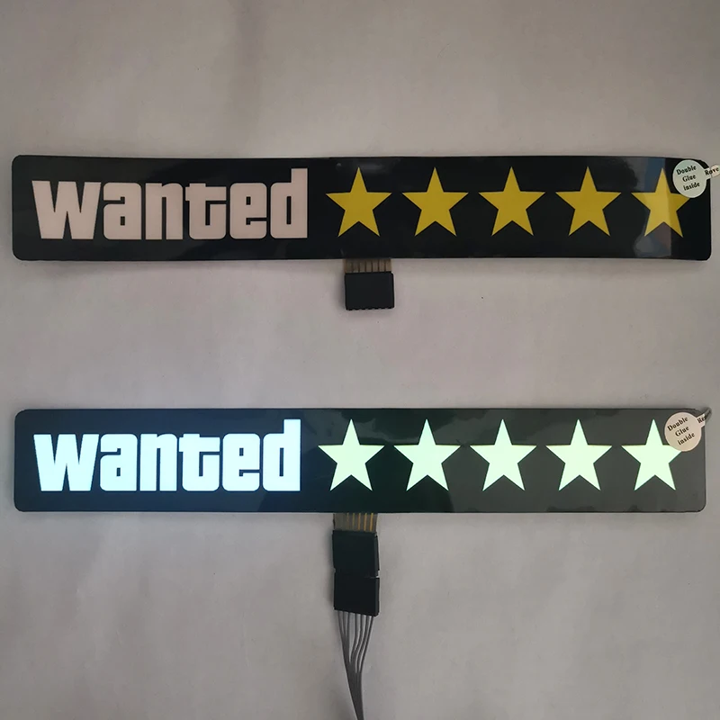 Hot selling Fashion JDM Car  LED Decoration Light Sticker Flashing Lights Windshield Glow Panel Electric Marker Lamp