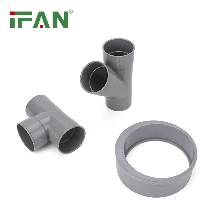 IFAN Customization Water Drainage Pipe Accessories PN16 Pressure All Size Types UPVC Plumbing Fittings PVC