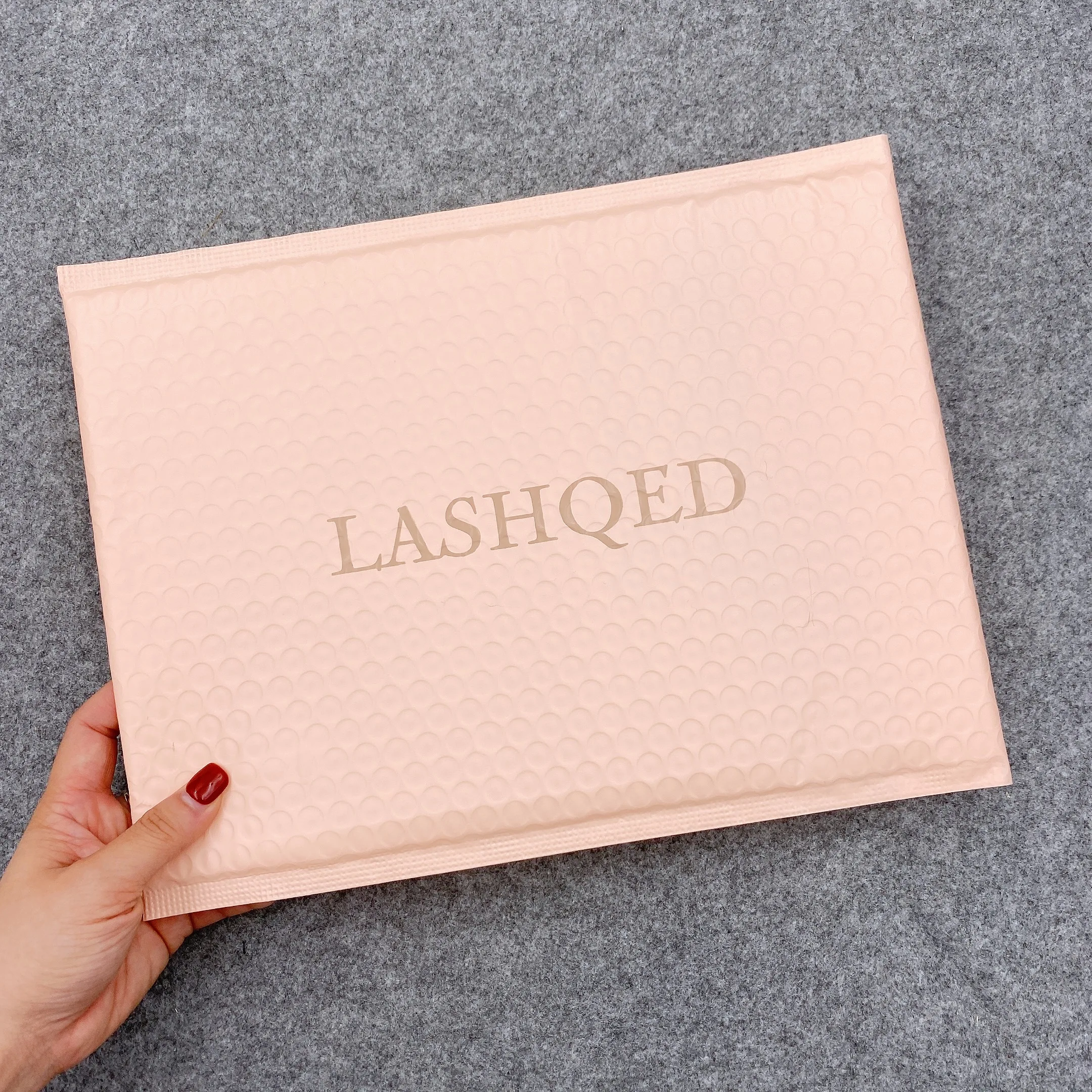 Custom nude Packaging Shipping Printed Packing  Envelope Biodegradable  Bubble  Mailer Bags With Logo Padad Envelope Express