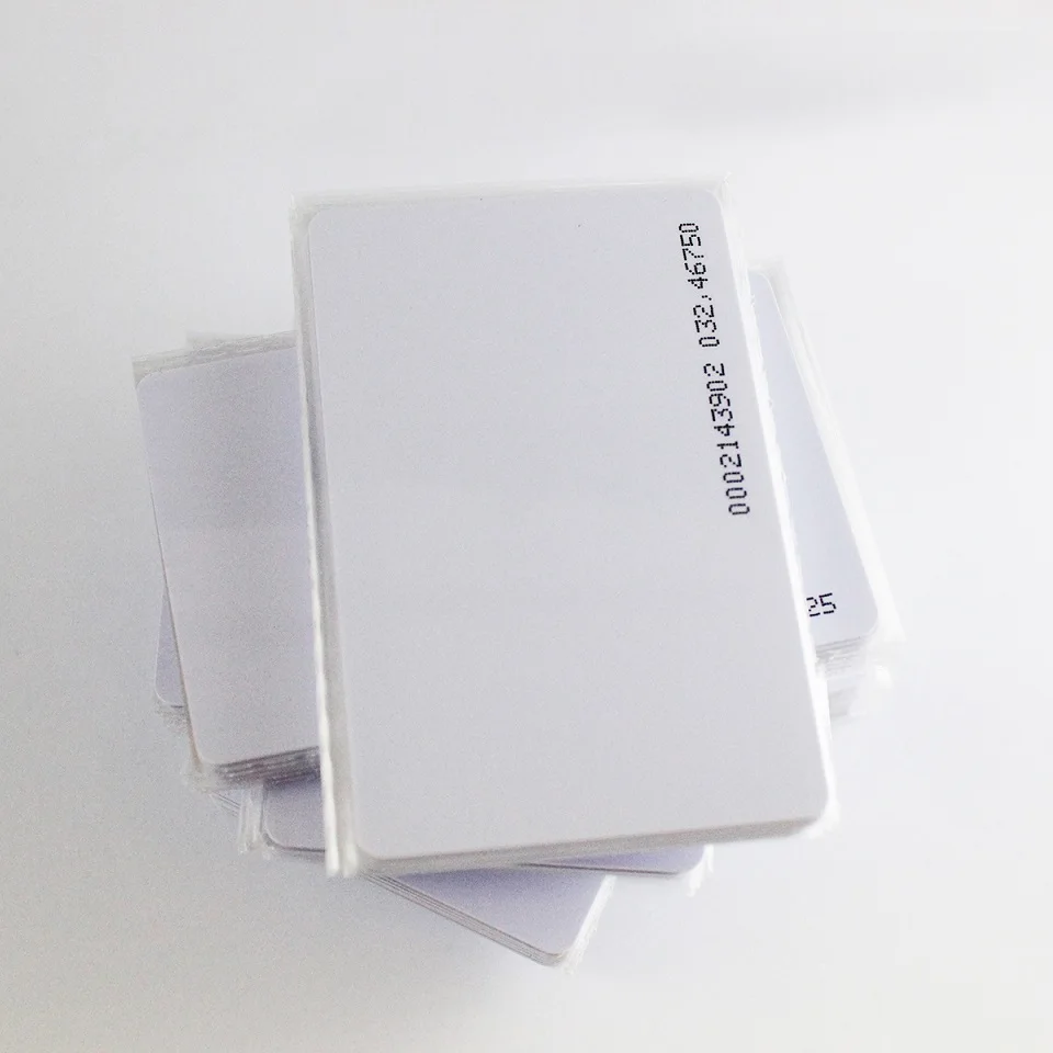  Em marine 125 кГц rfid чистая ПВХ карта с совместимым чипом