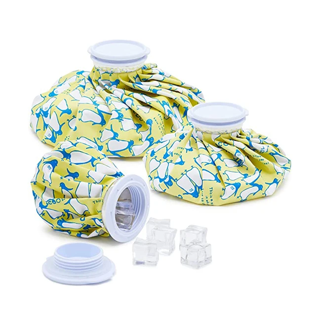 Printing 6 inch 7 inch plastic bag ice cube freezer bags medical Ice Pack Reusable Ice Bag for Injuries