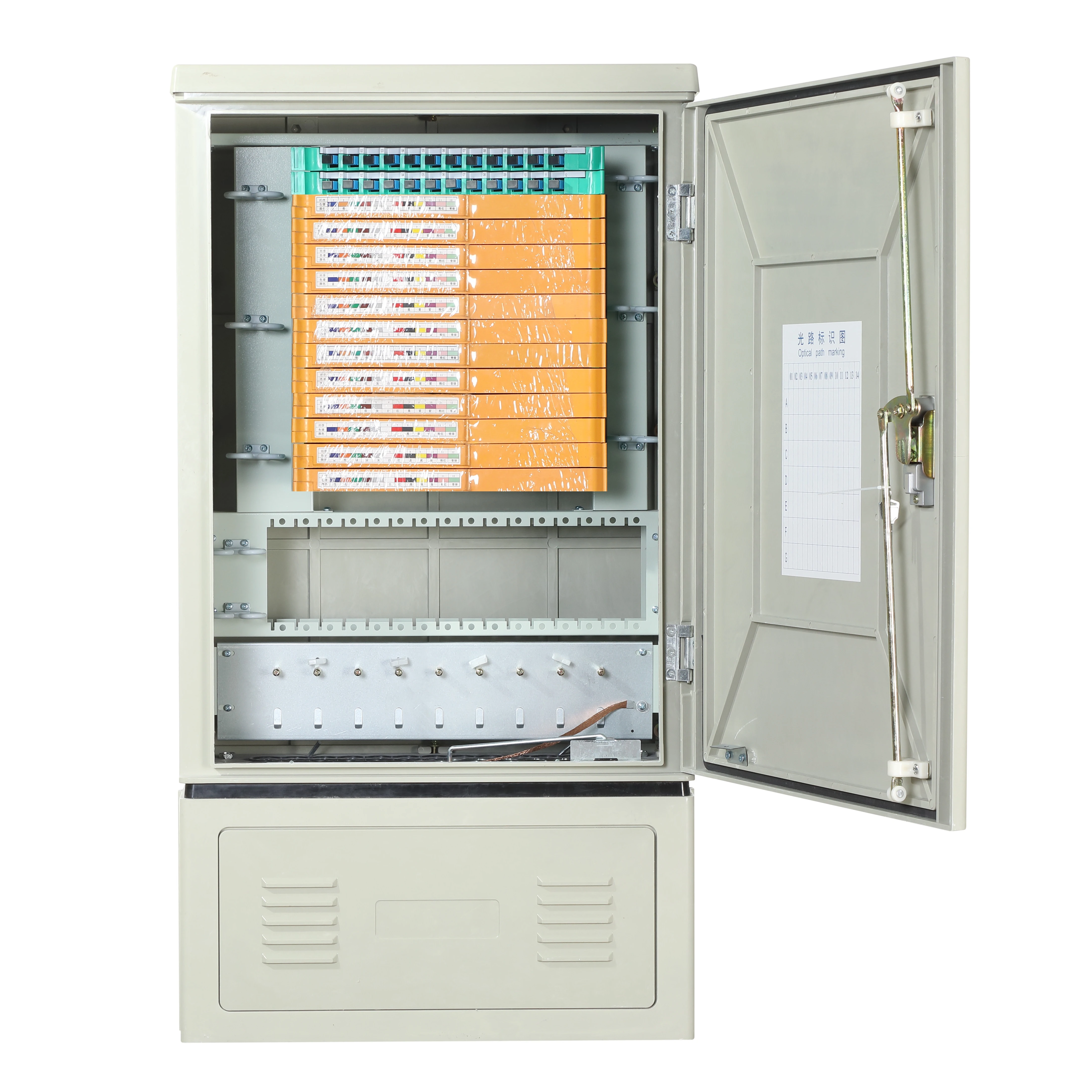 144 Core Outdoor Optical Fiber  Box Telecommunication Network Cabinet Optic Cross Connect Cabinet OCC for FTTH