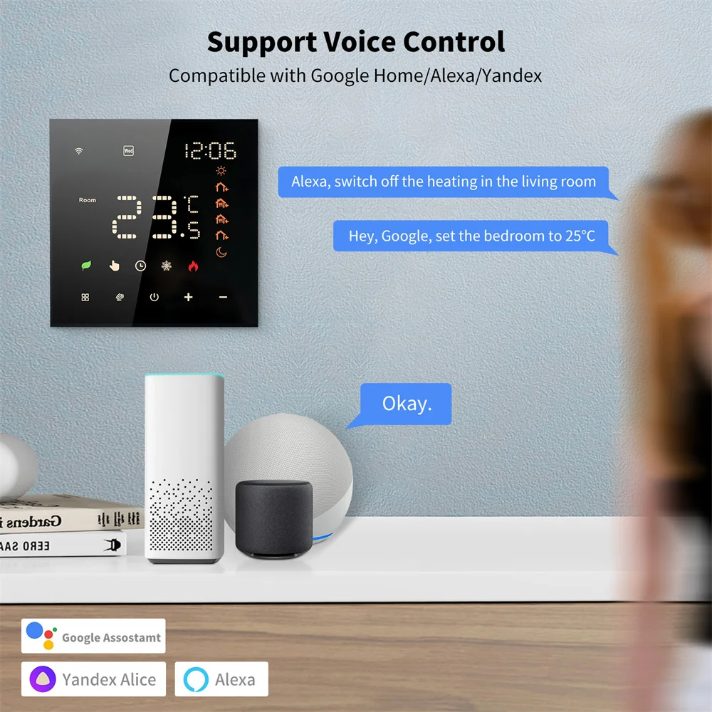 Smart Wifi Thermostat Temperature Controller Oem, Wifi Smart Thermostat, Wifi Smart Thermostat For Boiler