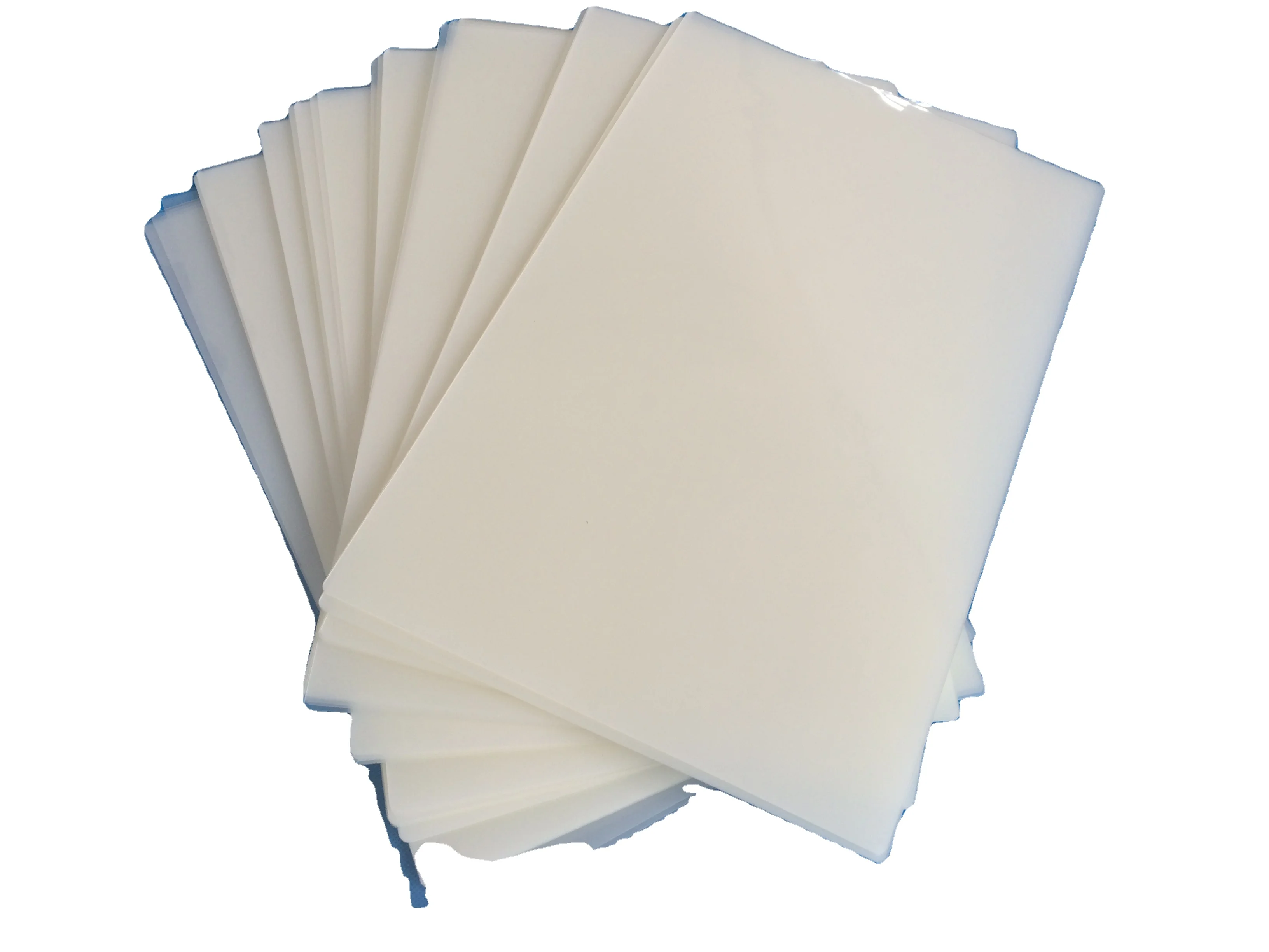 
cheap A4 LETTER SIZE GLOSSY MATT STICKY BACK ADHESIVE thermal /hot laminating pouches laminating pouch film lamination pouches 