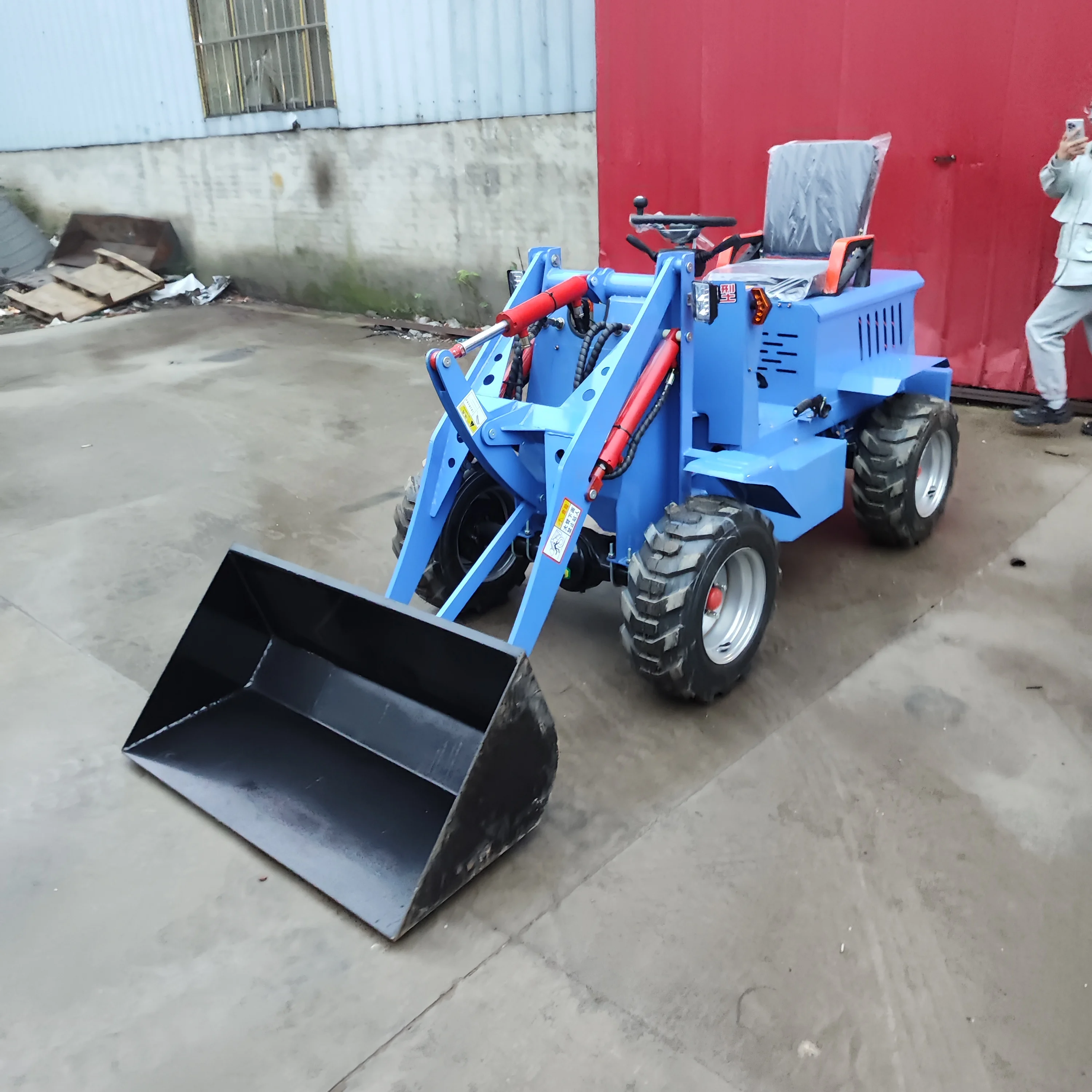 Small front-end articulated electric small wheel loaders Electric loaders are selling well in Europe and the United States
