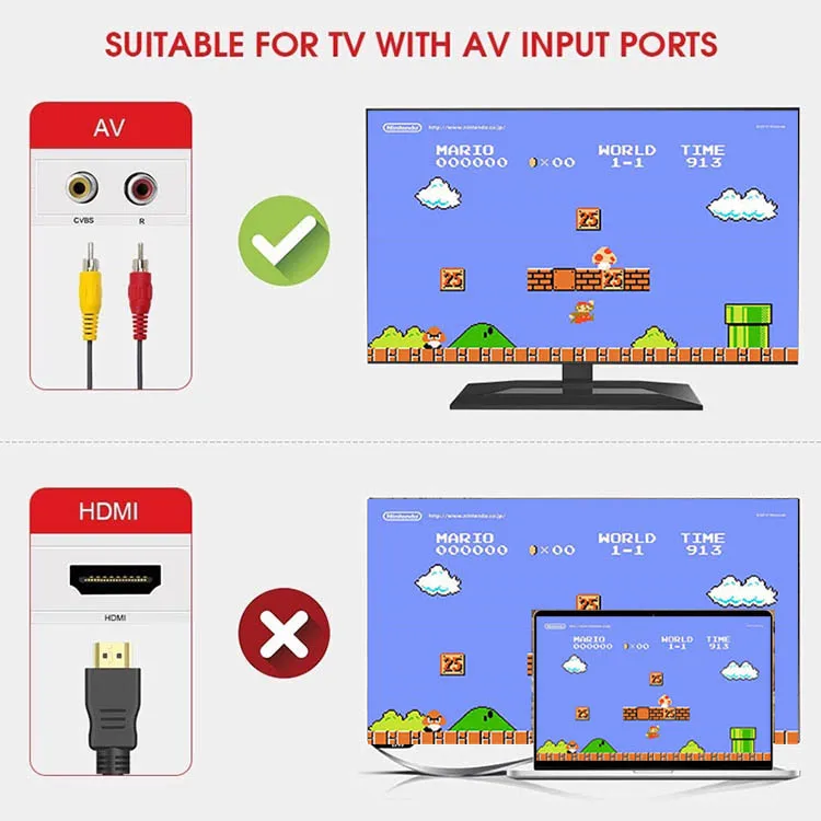 Original Manufacturer Family 8bit Joystick TV Case Game Console Built-in 620 Classic Video Games Handheld Game Player