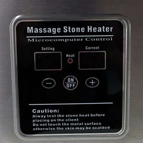 Manufacturer wholesale stainless steel shell 18 Quart Massage Stone Warmer Heater hot stone massage heater massage stone heaters