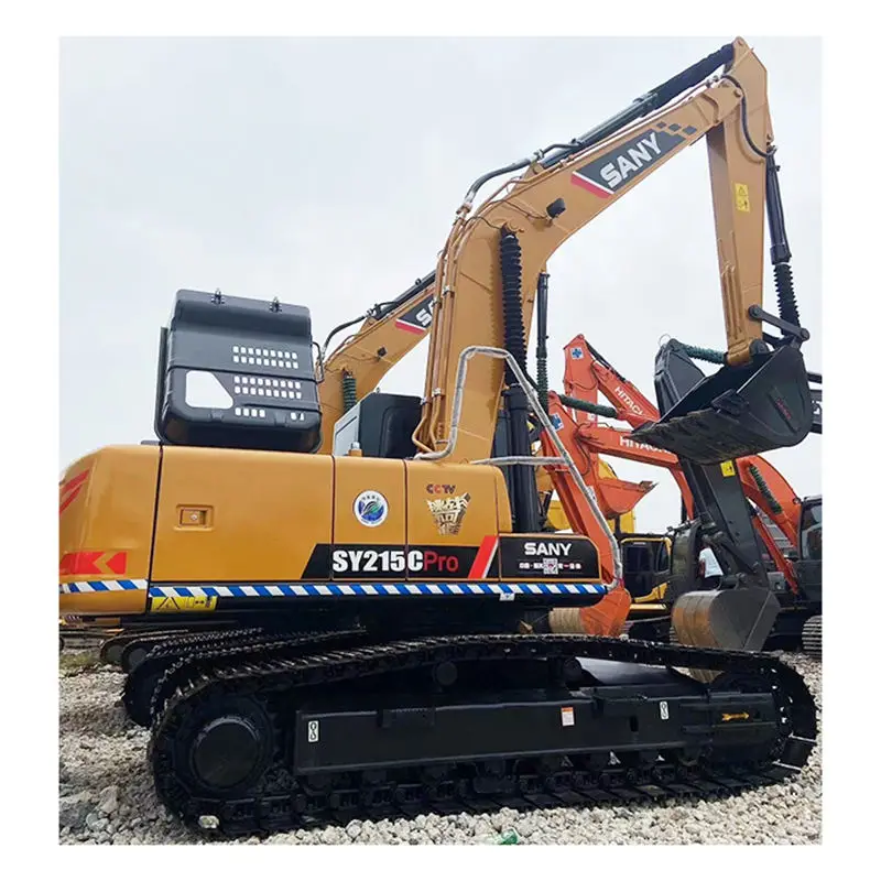 Good Condition Second Hand Crawler Sany215 Excavator 21 Ton Used Sany SY215C