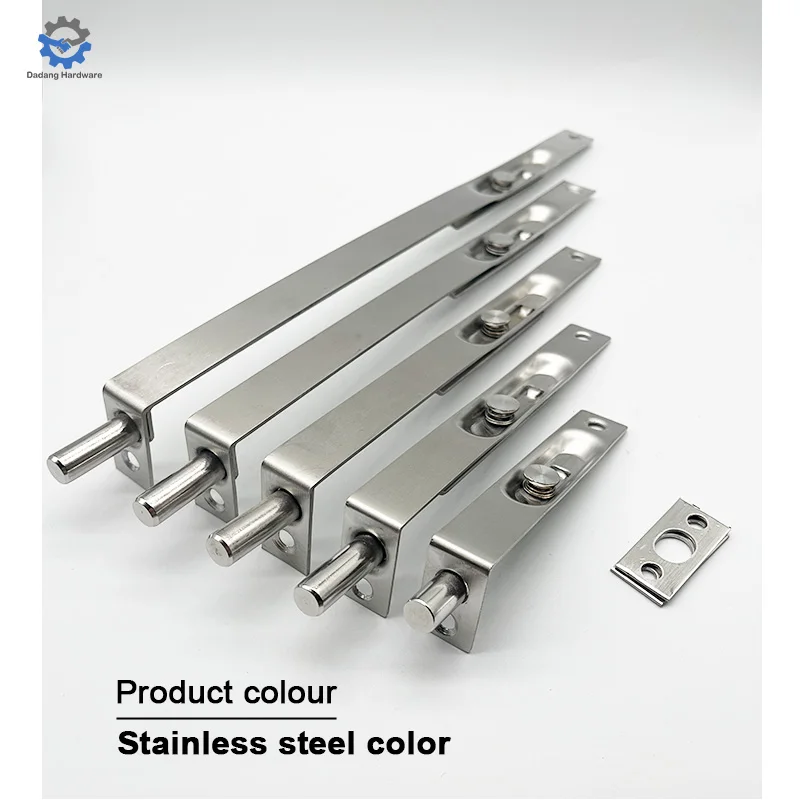 Door Accessories Factory 18 mm Width L Shape Stainless Steel Hidden Latch For Wood Door