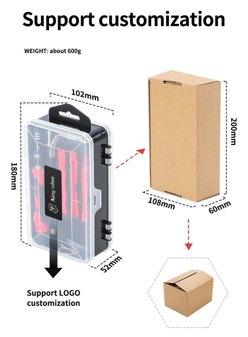 New Arrival 117 in 1 Household DIY Repair Tool Kit Chrome/Nickel Plastic Handle Screwdriver Set for Phone Laptop Computer Repair