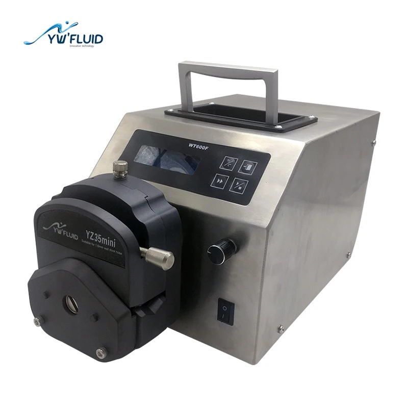 YWfluid High volume Automatic Intelligent Industry peristaltic pump with Digital display for Laboratory analytical  equipment