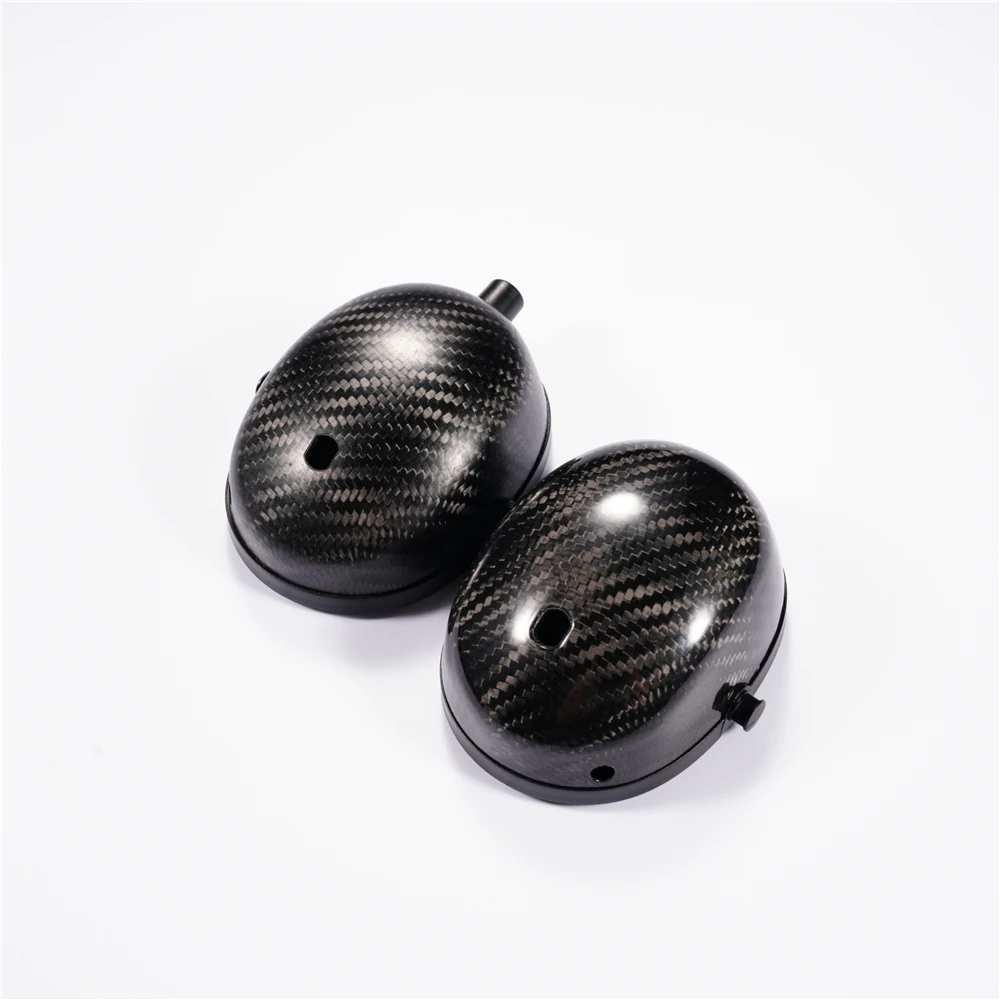 Carbon Fiber semi-processed Headphone case 3K twill half pack hard carbon fiber earphone cases
