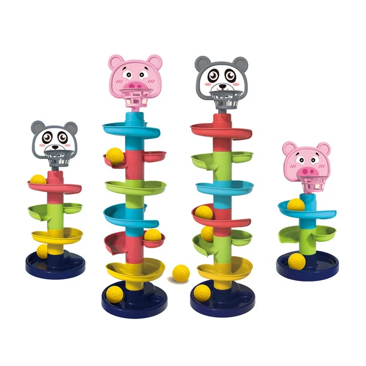 Baby Toys 2-4 Year Animal 7 Layers 7 Balls Rotating Ball Track Toy Set Plastic Other Baby Toys