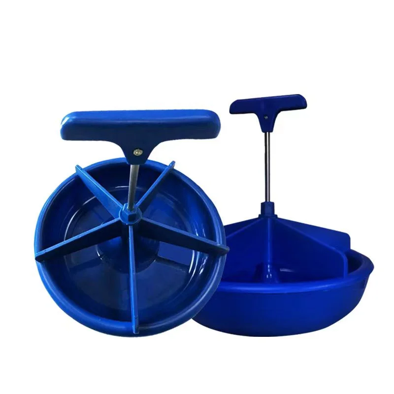 Poultry Animal Pet Piglet Farm Blue Plastic Round Pig Feeder Bowl