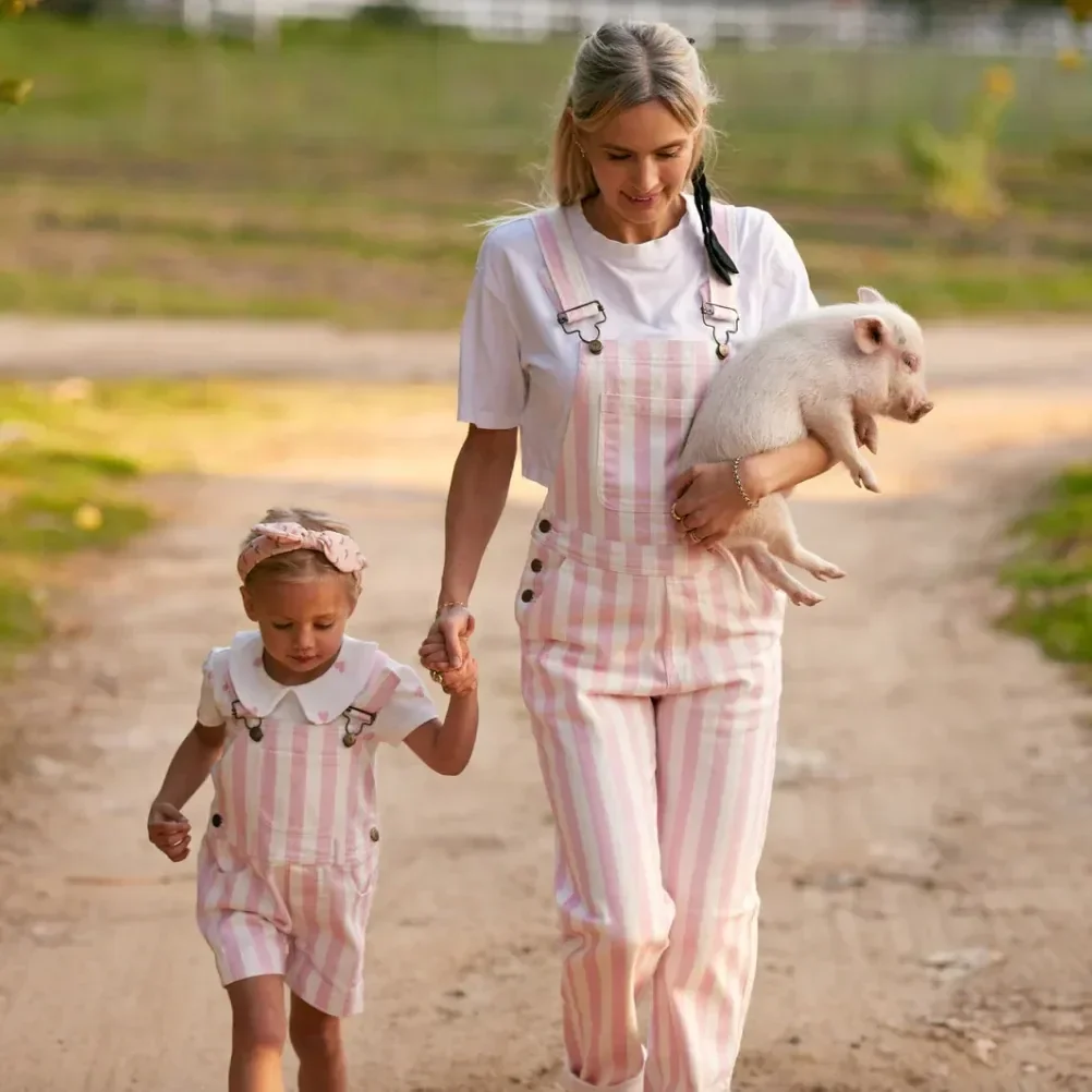 Custom Toddler Dungaree INS Autumn Spring  Kids Pants Suspender Sleeveless Front Pockets Printing Cotton Children Overalls