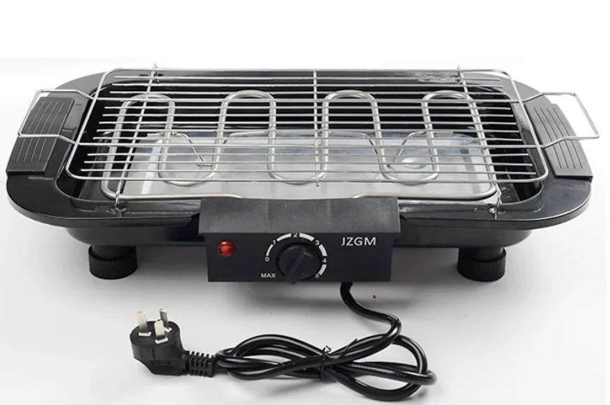 Hot Sell Non Stick Smokeless Electric Grill Bbq 500w 1000w Stainless Steel Barbeque Electric Grills For Home Outdoor