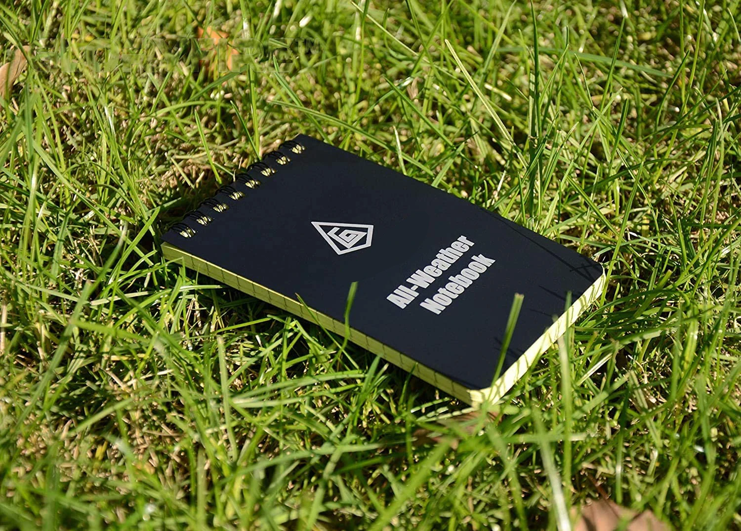 Waterproof Notebook All Weather Shower Pocket Tactical Notepad with Cover Steno Pad Memo Book(black 5pcs)