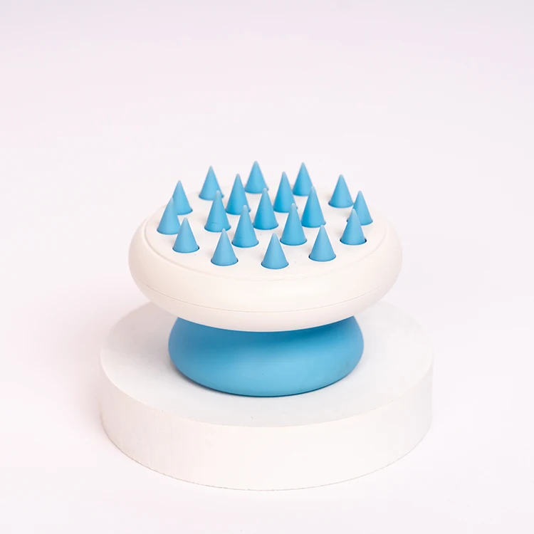 
Amazon Hot Sale Silicone Pet Bath Brush Pet Hair Remover Grooming Brush 