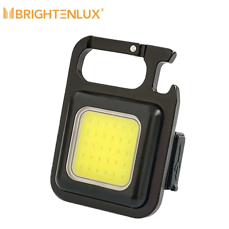 2022 Brightenlux High Quality Magnetic rechargeable  Keychain cob work lights