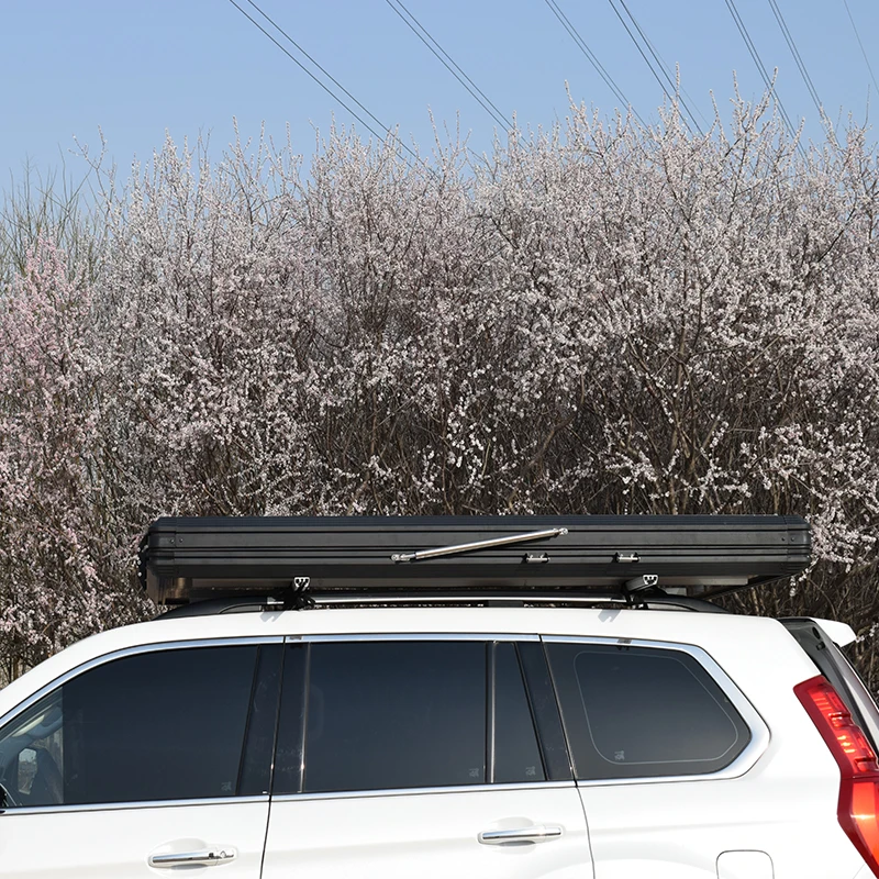 SUV Top Car Roof Tent Hard Shell Automatic Hydraulic Support Camping Tent Travel Sleeping Roof Top Tent