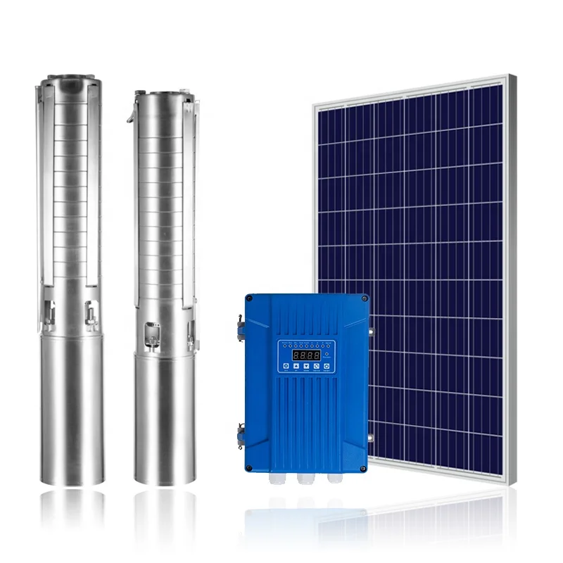 Deep Well Submersible Solar Pump Solar Water Pumping System 0.3-5hp Domestic / Agriculture / irrigation use