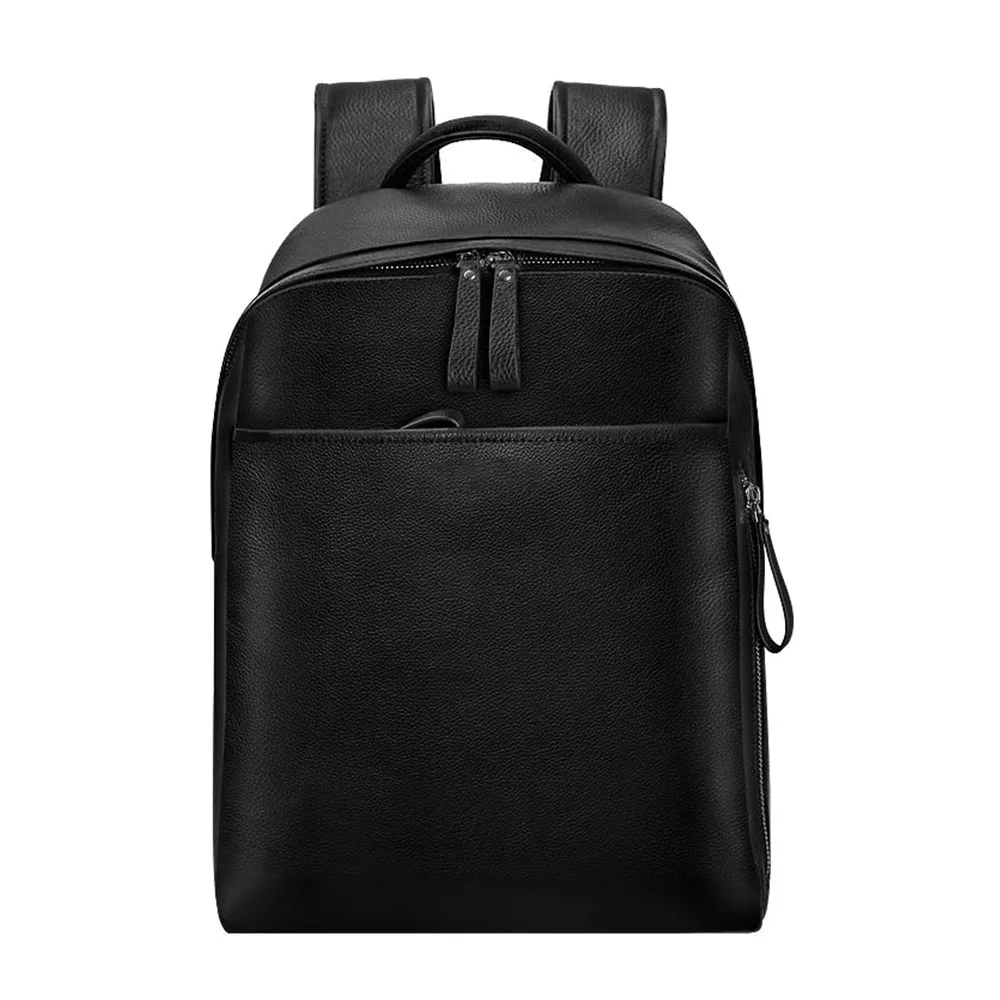 Custom Made New Smooth Stylish roomy medium Luxe Pu Leather Backpack Bag
