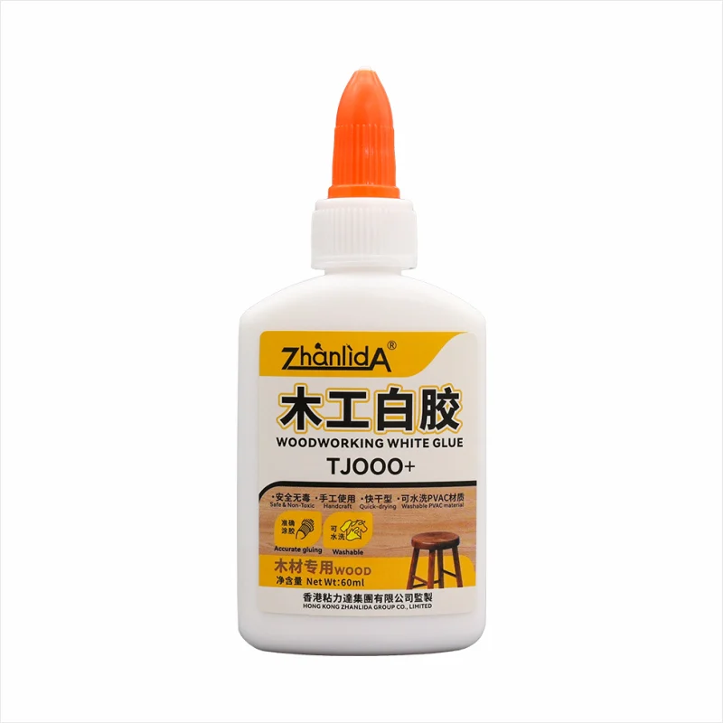 Hot Selling White woodworking glue 60ml for furniture desktop wallpaper Strong Adhesive Wood Tools Toys Waterproof
