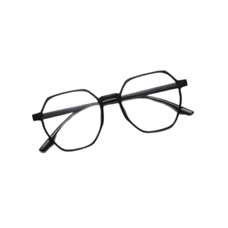 Fashion Square Style Pilot Sunglasses Frames Octagon Lenses With Blue Light Anti Proof Computer Glasses