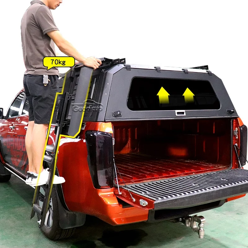 4x4 truck alu cab canopy camper pickup chevrolet silverado canopy with Ladder for ford maverick