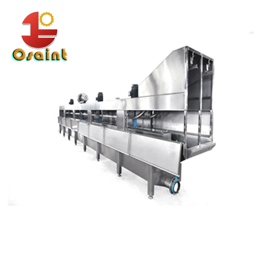 Chicken poultry slaughtering equipment line crate washer/plucker/scalding/screw chiller/water dripping