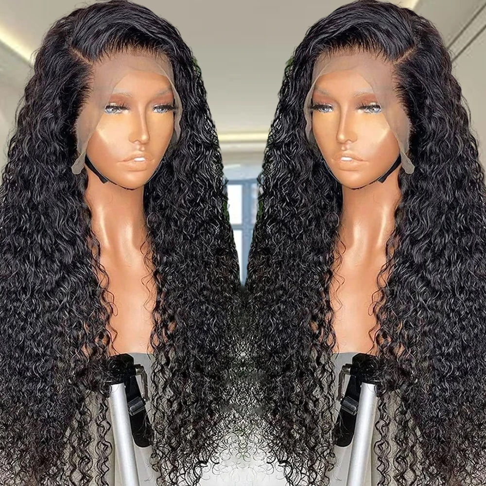 Kinky Curly 360 HD Lace Frontal Wig Raw Brazilian Human Hair Lace Front Wig For Black Women Glueless Hair Extensions Wig Vendors
