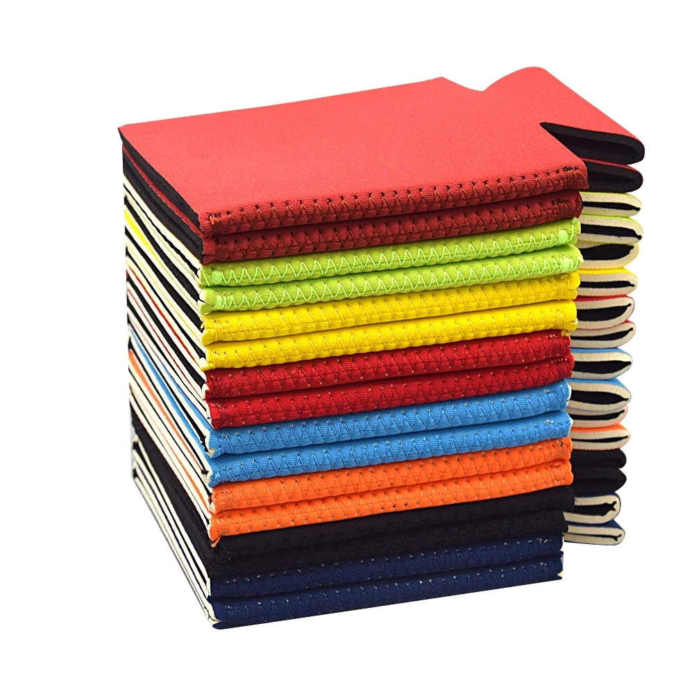 Custom Logo Collapsible Personalized Sublimation-Can-Cooler Stubby Holder 12 Oz Neoprene Beer Cooler Coozies For Cans