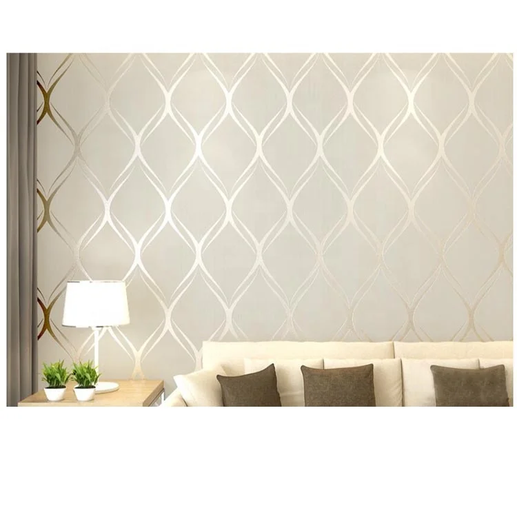 luxury wallpaper Best price hotel living room modern fashion design 3d non-woven wallpaper