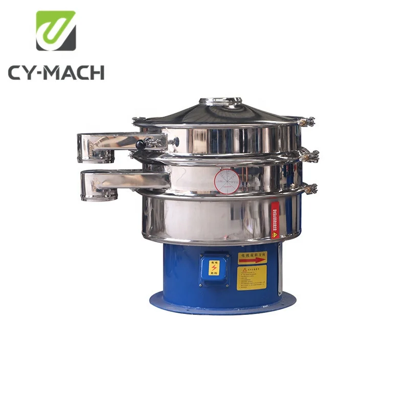 High output stainless steel vibrator circular sieve machine for spice sifting with ce certification
