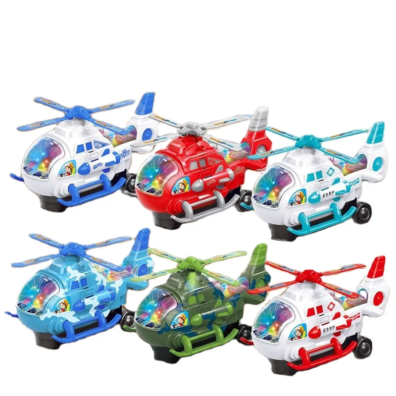 Factory Other Electric Universal Light Music Boy Police Plane Mini Helicopter Toy Helicopters