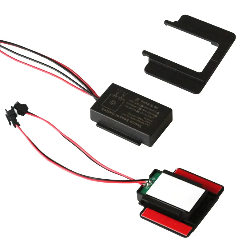 12 В 3A один ключ моно хромовый диммер СВЕТОДИОДНЫЙ косметический датчик для ванной комнаты умный переключатель с диммером