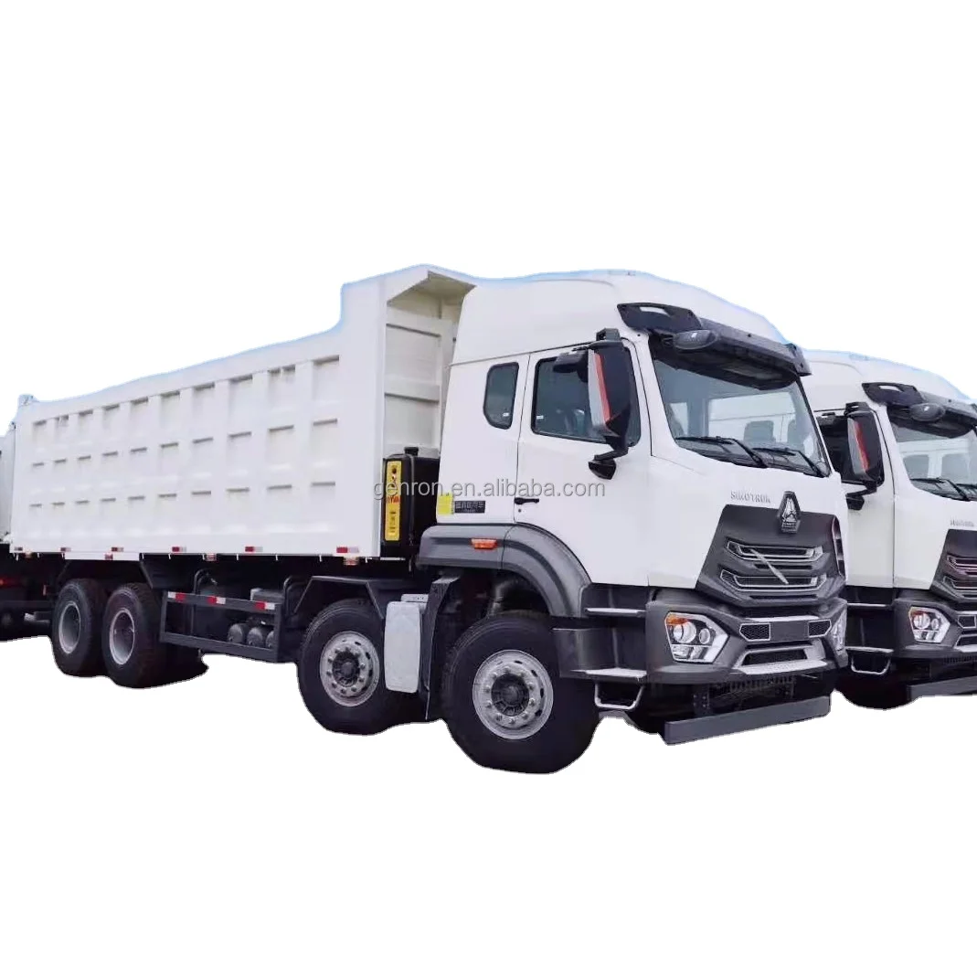 Euro 4 A7 type 8*4 12 wheels used dump truck HOWO brand  Tipping Truck for Philippines