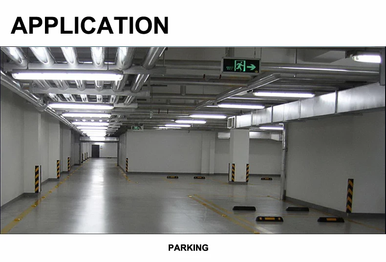 Tri proof T8 fixture waterproof IP65 IK08 with ballast LED fixture 2X36 1200MM 4 feet fluorescent tube