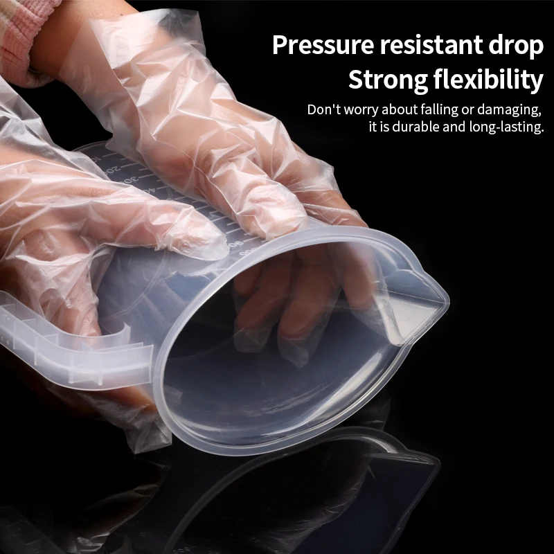 Kitchenware 100 250 500 1000 2000 3500 ml kitchen plastic measuring cups set