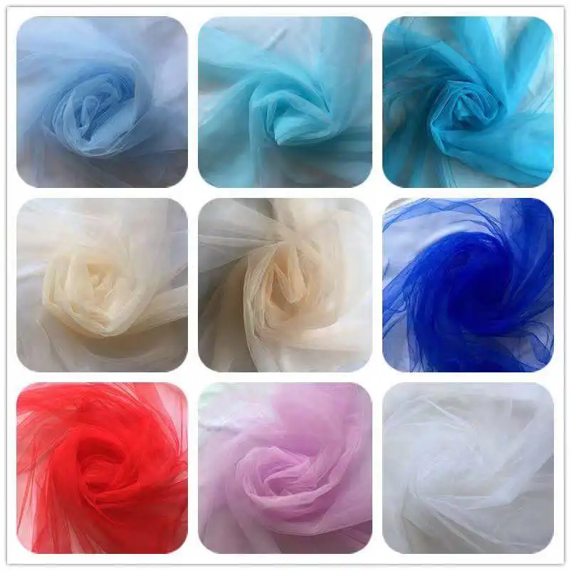 Ivory Tulle Chiffon Backdrop for Bridal Wedding Ceremony Curtains Photo Booth Background Newborn Baby Shower Party