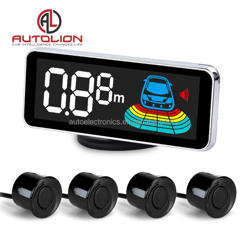 Manufacture china ultrasonic LCD display car reversing radar parking sensor system