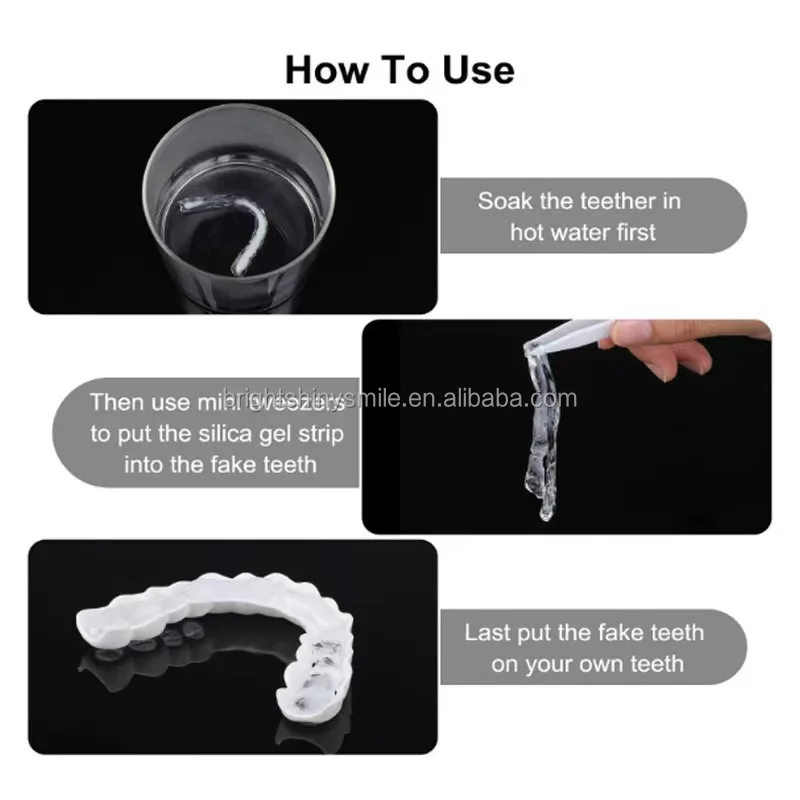 Best Selling Teeth Mouth Guard Denture Dentist Dental Retainer Custom Logo Denture Box Braces Case