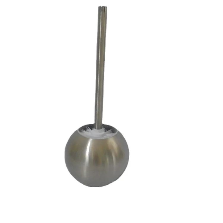 Premium Spherical Hotel Cleaning Supplies Stainless Toilet Wash Brush