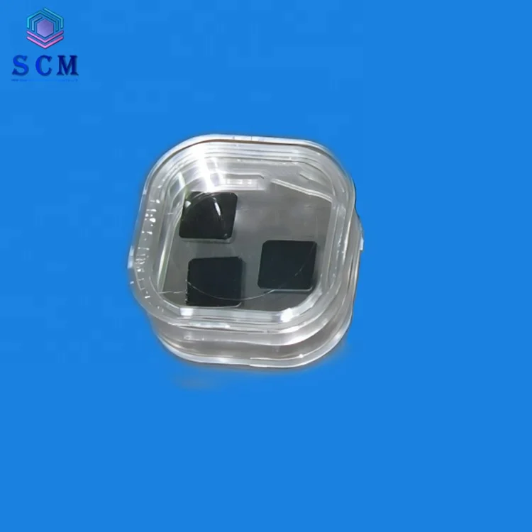 Very high quality Cadmium Telluride single crystal substrate (100) 5x5x1.0mm 1sp CdTe