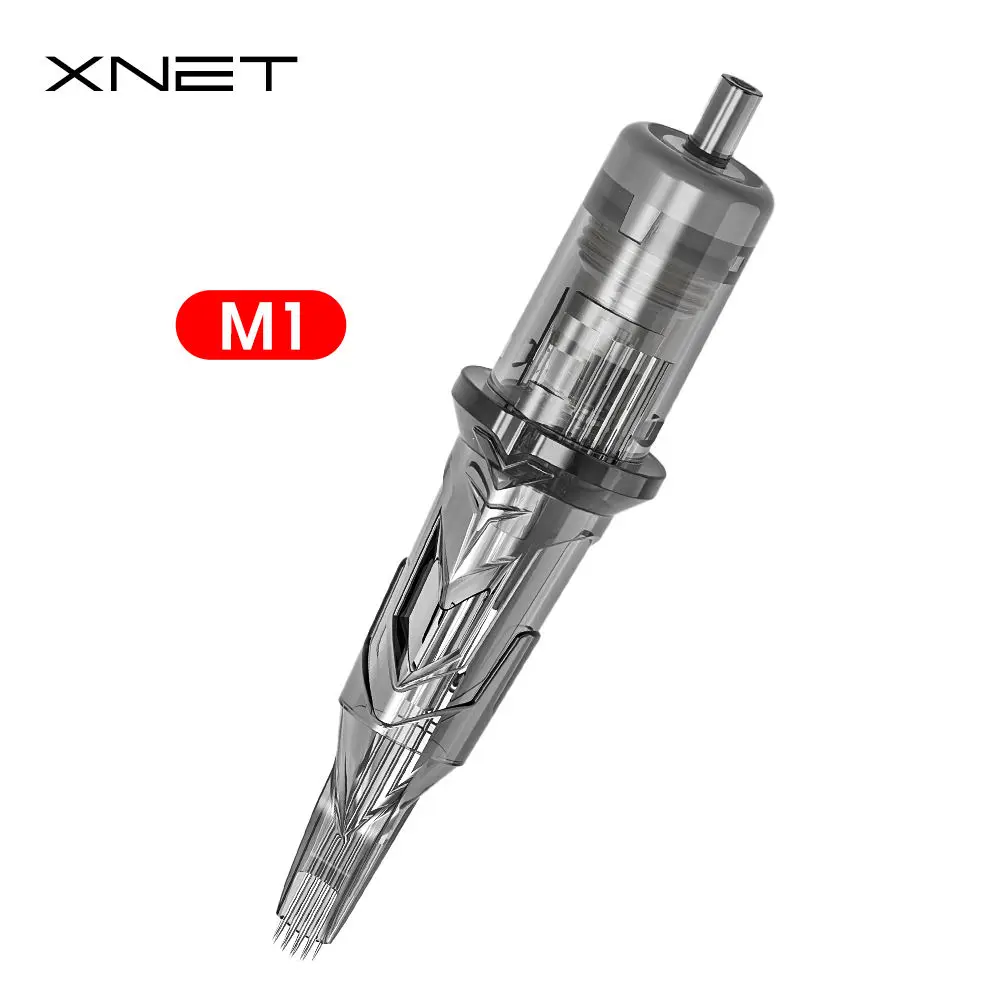 XNET X-RAY 20pcs/box Sterilized Safe Disposable M1 RM Curved Magnum Tattoo Cartridges Needles for Body Art Permanent Makeup